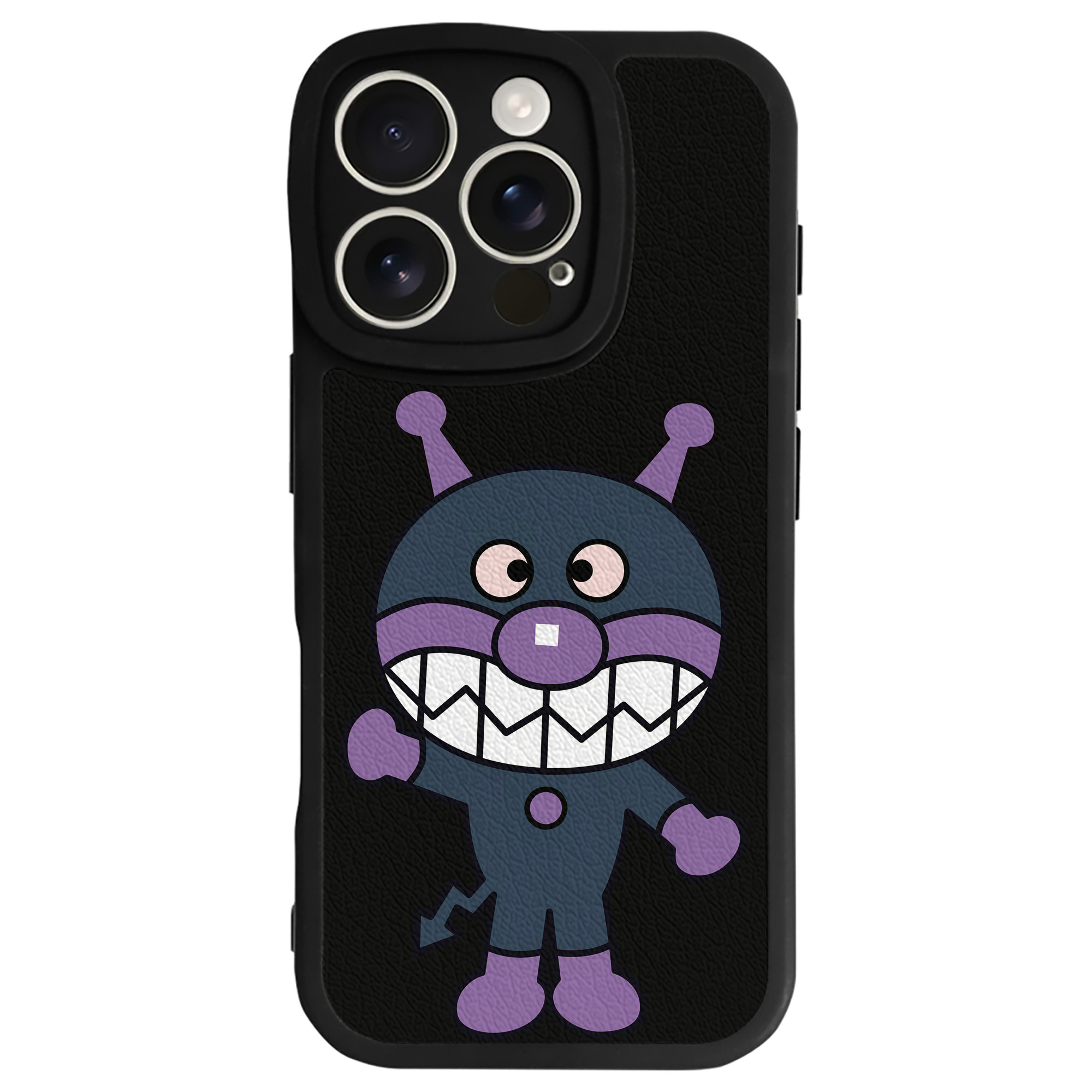 （画像用） アンパンマン Anpanman 【iPhone 16シリーズ対応】シリコンスマホケース（レザー調） 材質：シリコン